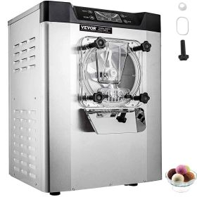 Commercial Ice Cream Machine 1400W 20/5.3 Gph Hard Serve Ice Cream Maker with LED Display Screen Auto Shut-Off Timer One Flavors Perfect for Rest